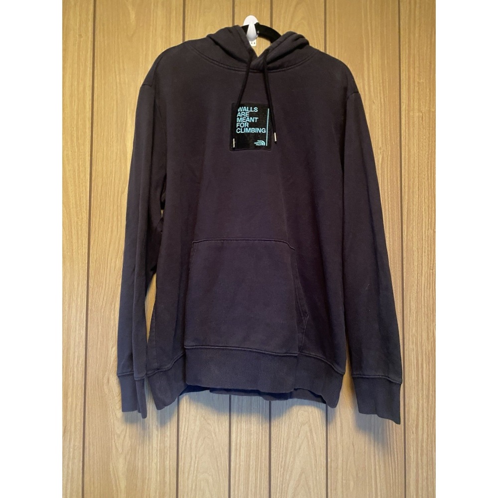 The North Face Walls Are Meant For Climbing Graphic Hoodie Sweatshirt Men's